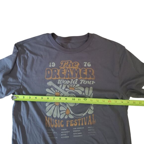 The‎ Dreamer 1976 World Tour Unisex Graphic Short Sleeve Shirt Festival Grunge - Picture 4 of 5